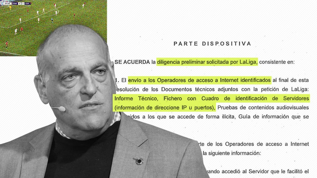 Claves de la polémica maniobra antipiratería de LaLiga: ¿puede saber Tebas quién ve partidos sin pagar?