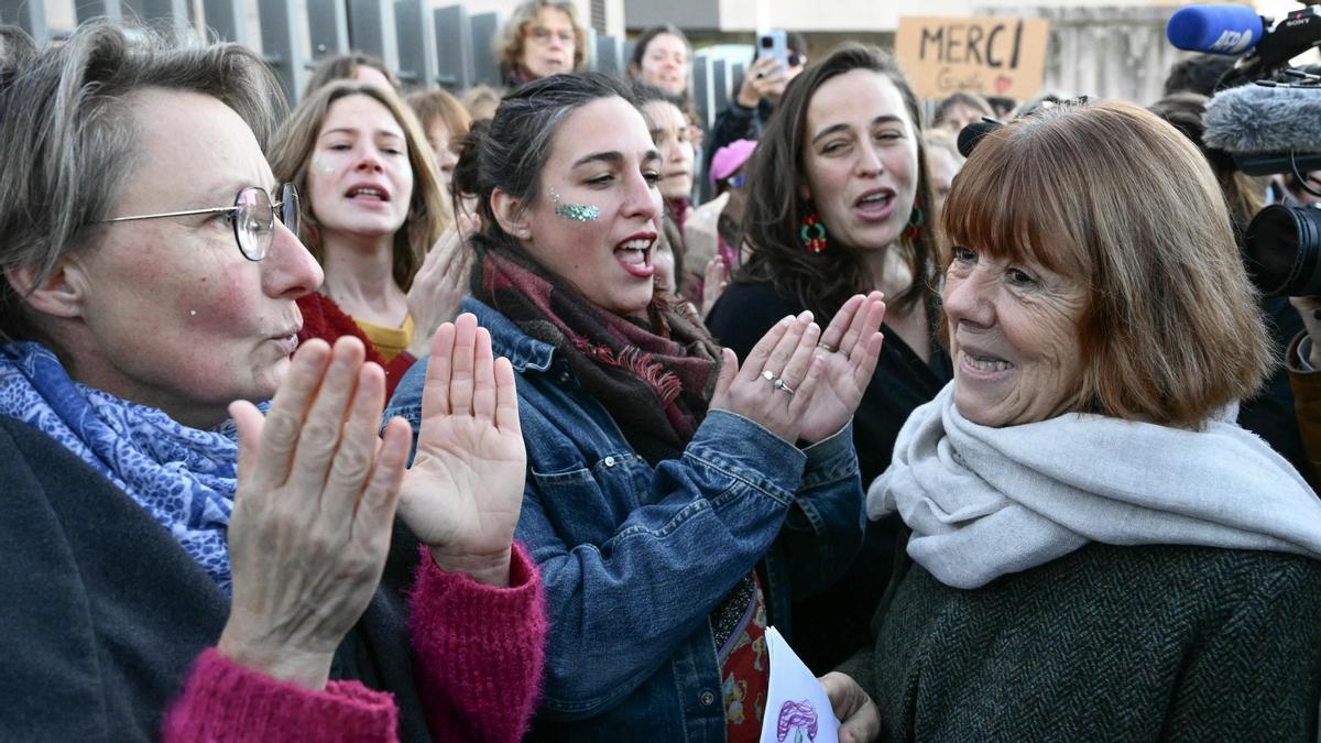 Gisèle Pelicot no fue sola al juicio